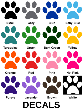 Paw Decals